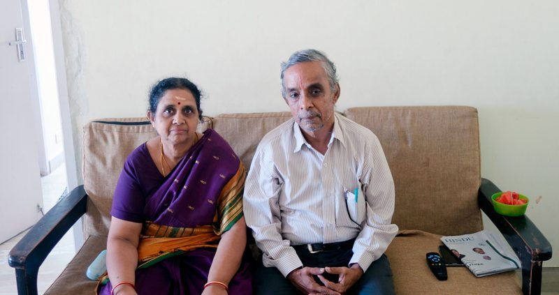 Arvind's father Muthuswamy Alagarswamy and mother Padmavathy Venkatesan.